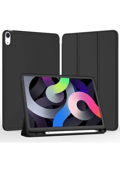 Apple Uyumlu iPad, Air 11inç M2 2024 Kılıf Kalem Bölmeli Smart Case A2902 A2903 A2904