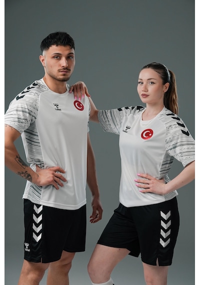 Hummel Milli Takım Line Antrenman Tişört Beyaz