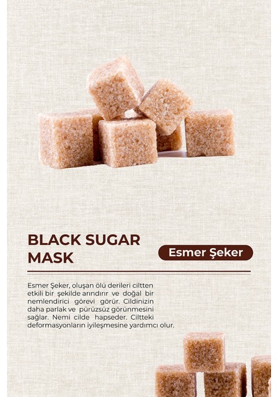 Black Sugar Yenileyici Yüz Bakım Peeling Maske, Black Sugar Wash Off Soft Scrub 100g