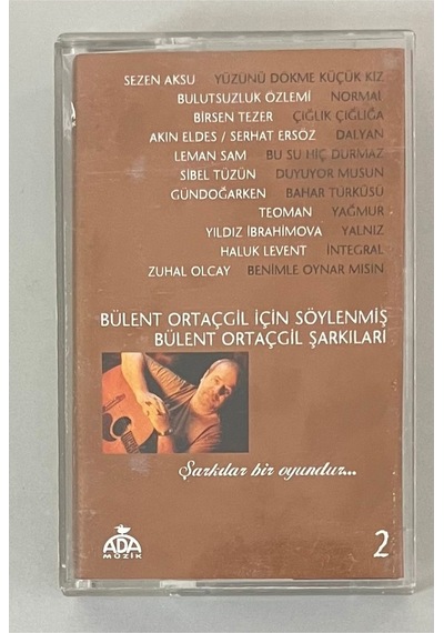 Bülent Ortaçgil Için Söylenmiş Bülent Ortaçgil Şarkıları 2 Kaset Orjinal Dönem Baskı