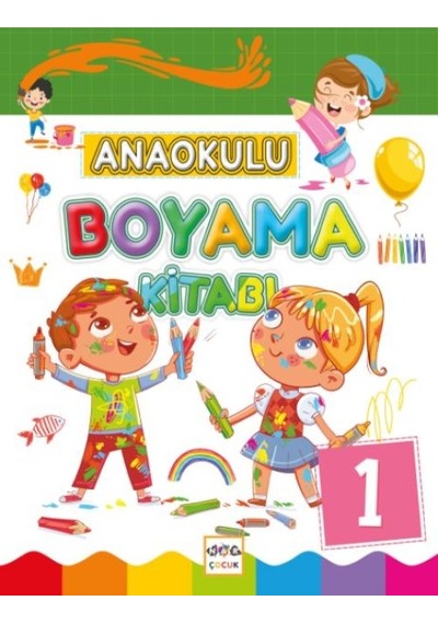 Anaokulu Boyama Kitabı - 1 - Jymj-666098