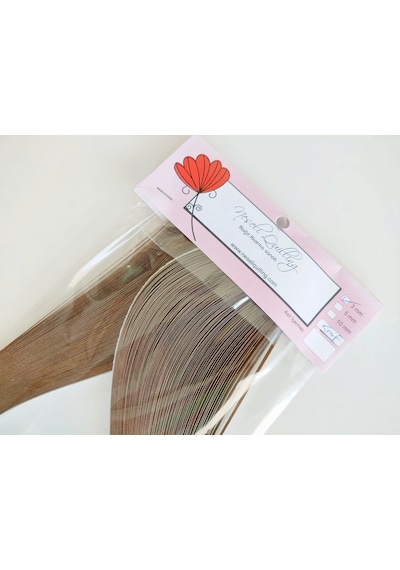 Quilling Kağıt Şerit 3mm Kraft Kahve
