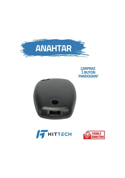 Renault - Master 3 Uyumlu 2 Buton Pandoğraf Anahtar Kabı