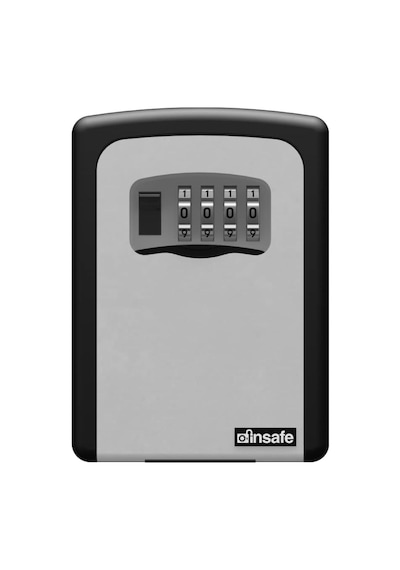 İnsafe Isc801key Şifreli Çelik Kasa, Anahtar Kasası, Anahtar Dolabı, Gri