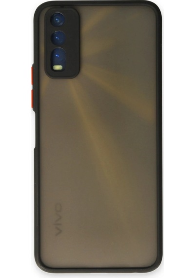 Newface Vivo Y11s Kılıf Montreal Silikon Kapak Semeglbl - 9 - Siyah