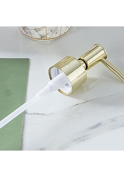 Sıvı Sabunluk Pompası Altın Renkli 12x2x2cm