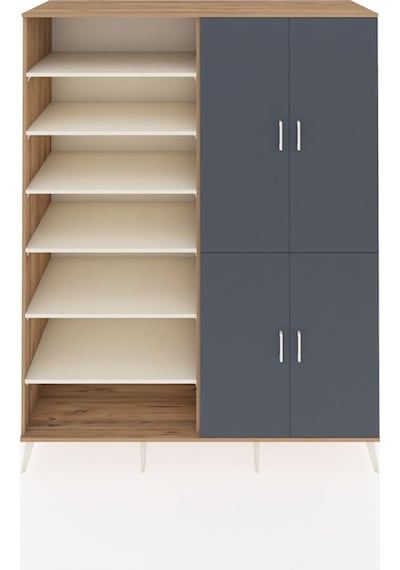 Kronos Gardrop 8 Raflı 4 Kapaklı 2 Askılı 176x59x221 Çam-antrasit/aytaşı Antrasit/aytaşı Kronos Gardrop 8 Raflı 4 Kapaklı 2 Askılı 176x59x221 Çam-antrasit/aytaşı Antrasit/aytaşı