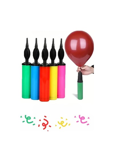 Mucit Home Çift Taraflı Hızlı Balon Şişirme Pompası Çok Renkli