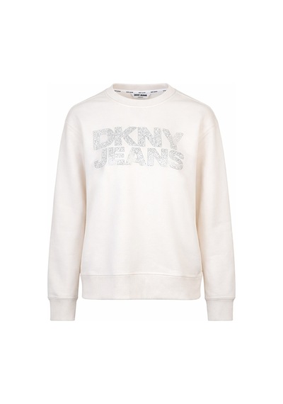 Dkny Kadın Sweatshırt Djqt1723-okf Krem