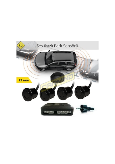 Niken Ses İkazlı Park Sensörü Siyah