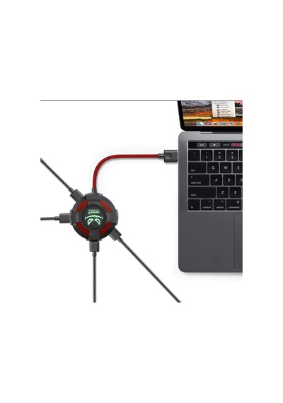 Rush Rport RU13 4 Port Çoğaltıcı Aydınlatmalı USB 2.0 Çoklayıcı Hub