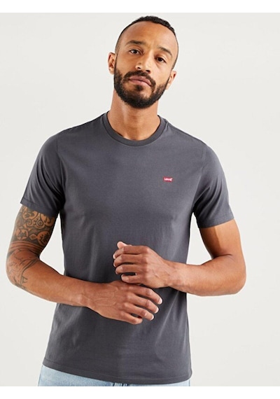 Levi's Erkek Antrasit Bisiklet Yaka Tshirt 56605-0109-2314 Siyah