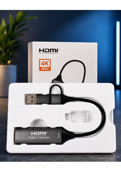 Umsn Hdmı Video Capture Usb 2.0 4k 30hz Video Aktarıcı - Bilgisayardan Telefona Aktarma Çevirici