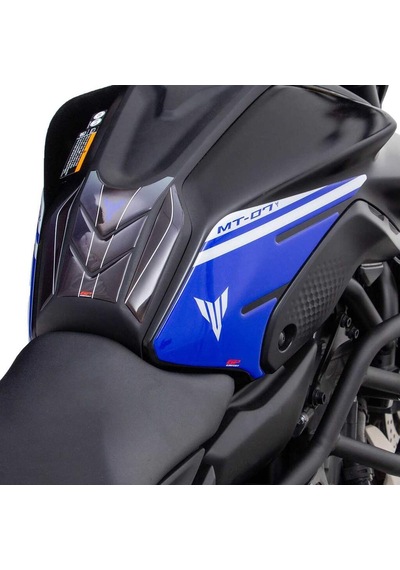 Gp Kompozit Yamaha Mt-07 2021-2024 Uyumlu Tank Pad Seti Mavi