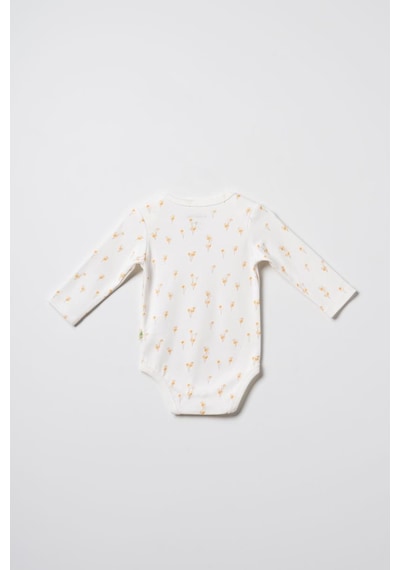 BabyCosy Organic Wear Bebek 2li Uzun Kollu Badi %100 Organik Pamuk, Bebek Ve Yenidoğan Serisi - Csy3052 Ekru