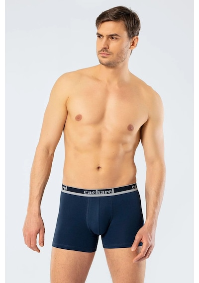 Cacharel 1337 Erkek 3'lü Likralı Boxer-lacivert&indigo&saks Lacivert