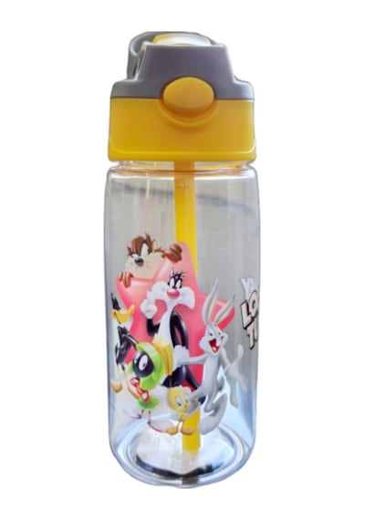 Looney Tunes Çocuk Lisanslı Pipetli Matara 480 Ml