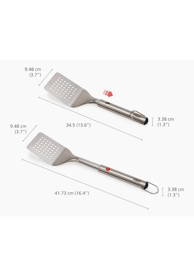 Joseph Joseph Grillout 2 Li Paslanmaz Çelik Barbekü Spatulası Ve Maşa Seti