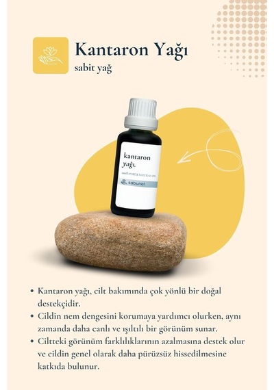 Kantaron Yağı 30 Ml - Cilt Yüzeyi İçin Yumuşaklık Ve Bakımlı Görünüm