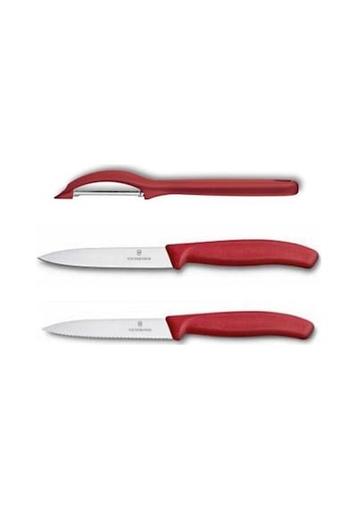 Soyacak Ve Soyma Bıçak Seti 10 Cm Red
