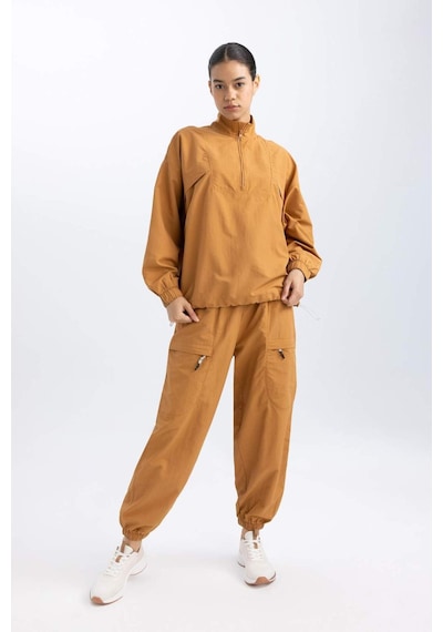 DeFactoFit Sporcu Jogger Eşofman Altı Loose Fit Cepli Beli Paçası Lastikli Standart Boy B4214AX24SPBN173