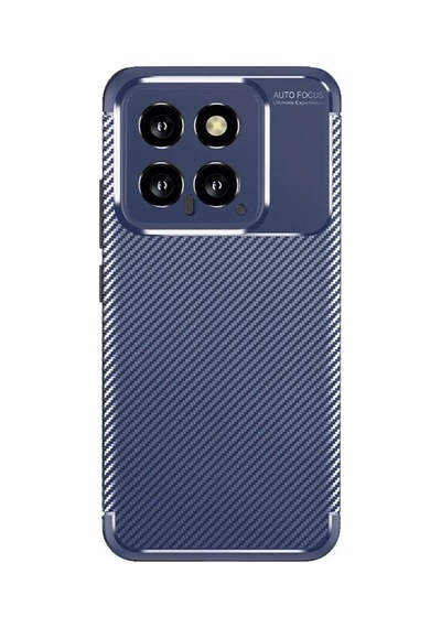 Magicool Xiaomi Mi 14t Kılıf Auto Focus Karbon Kapak - Lacivert