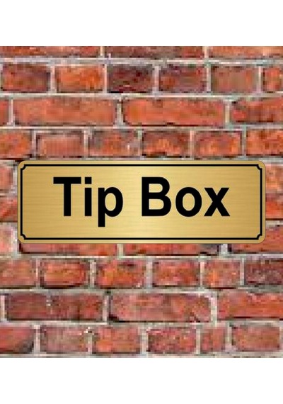 10X20 Cm Tıp Box Yazılı Metal Yönlendirme Levhası