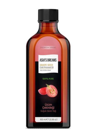 Asia's Dreams Üzüm Çekirdeği Soğuk Sıkım Yağ 100ml