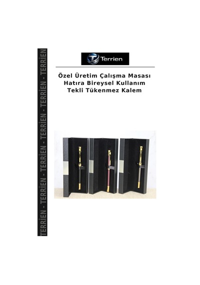 Özel Üretim Çalışma Masası Hatıra Bireysel Kullanım Tekli Tükenmez Kalem Çok Renkli