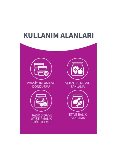 Büyük Boy Buzdolabı Poşeti