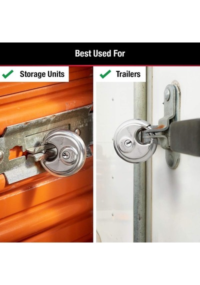 Master Lock Anahtarlı 40d Paslanmaz Çelik Discus Asma Kilit, Gümü