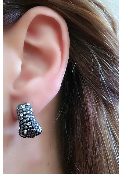 Swarovski Taşlı Gümüş Trend Küpe N11.89268