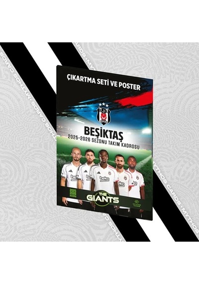 Mythos Beşiktaş Poster Ve Çıkartma Seti Lisanslı Ürün - 2 Set Çok Renkli