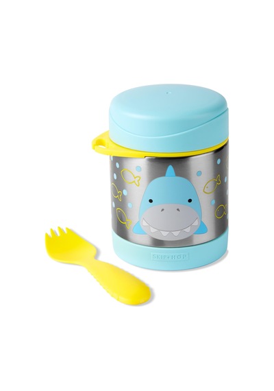 Skip Hop Zoo Köpekbalığı Paslanmaz Çelik Termos 325 ML