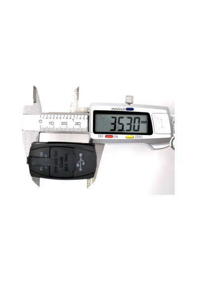 Usb Şarj Port Marine Kırmızı Işıklı Dikdörtgen 12v 24v