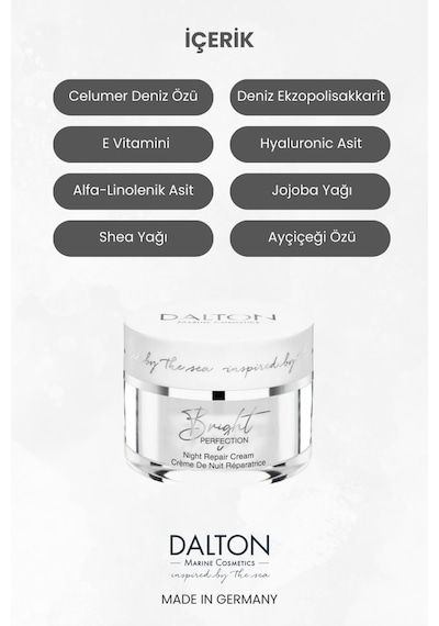 Lekeli Ciltler Için Niasinamid/hyaluronik Asit Içeren Bright Perfection Anti Aging Gece Kremi - 130391950