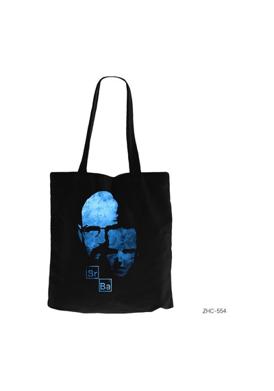 Breaking Bad Blue Sky Walt N Jesse Siyah Kanvas Bez Çanta