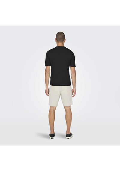 Only & Sons Erkek Siyah Polo Tişört 22022219-b Siyah