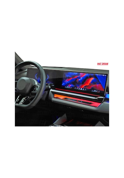 Bmw 520i Gösterge Panel Ve Bilgi Ekran Uyumlu Mat Ekran Koruyucu
