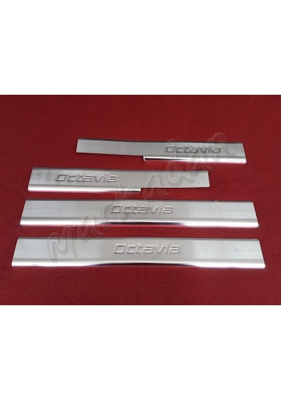 Db Chrome Skoda Octavia Krom Kapı Eşiği 2013-2019 4 Parça P.Çelik (494314668)
