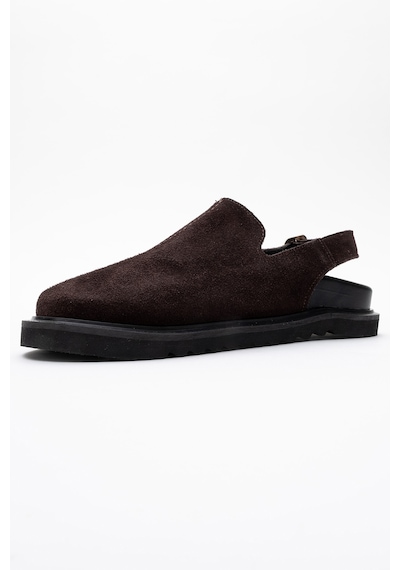 Luvishoes Luvi Shoes Laby Kahverengi Süet Hakiki Deri Kadın Sandalet Kahverengi