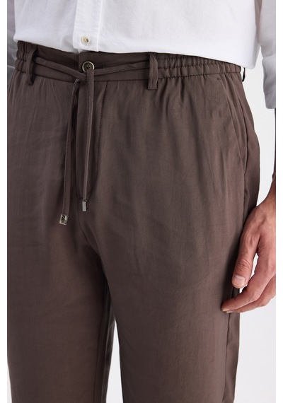 Twn Relaxed Fit Pilesiz Kahverengi Diyogonal Jogger Pantolon 6ec03ı302342m Çok Renkli