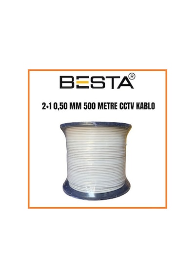 2+1 500 Metre 0,50 Mm Cctv Kablo Kd-1385