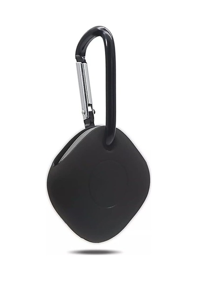 Galaxy Smarttag İle Uyumlu Kancalı Silikon Koruma Şık Ve Ergonomik Tasarım Kılıf, Siyah