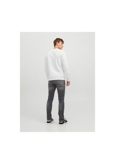 Jack & Jones Jorboney Erkek Beyaz Sweatshirt 12244220-white Siyah
