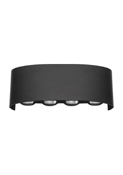 Ayrex Led Duvar Aplik 15w 1500 Lümen 3200k Gün Işığı Ip44 Siyah Modern Tasarım Led Aplik Iç Ve Dış Mekan Duvar Genel