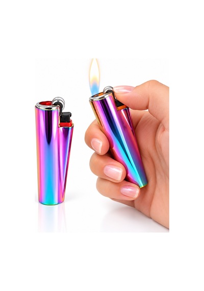 2 Li Paket Gold Dolumlu Metalik Slim Tasarım Mor