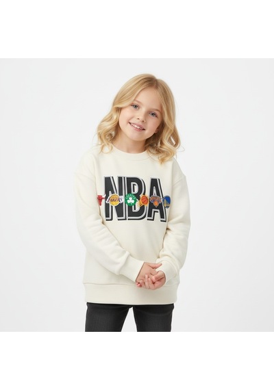 Seabubbles Nba Çocuk Sweatshirt Bej