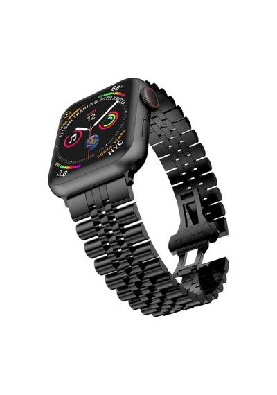 Apple Watch 7 6 Se 5 4 3 2 1 - 38 / 40 / 41 Mm Uyumlu Metal Kordon Rolex Style Kayış Jubilee Bilezik