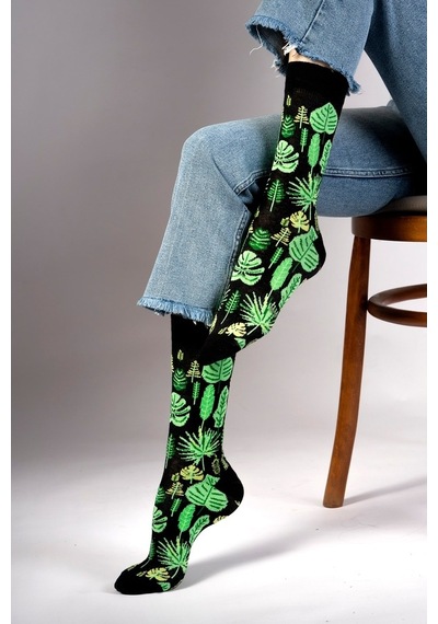 Ozzy Socks Yaprak Desenli Çorap (407226967) Çok Renkli